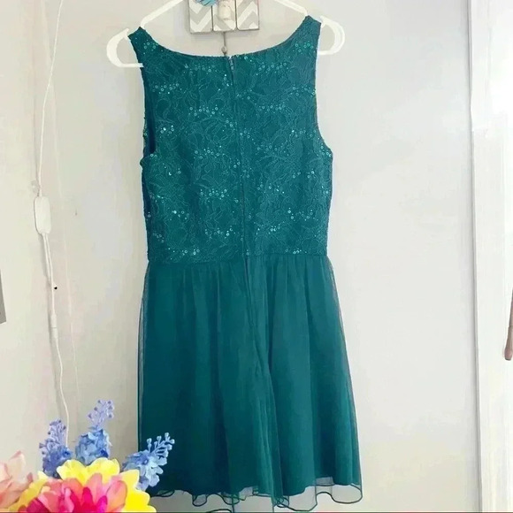 Speechless Emerald Green Sequined Easter Dress, size 11 - Picture 2 of 5